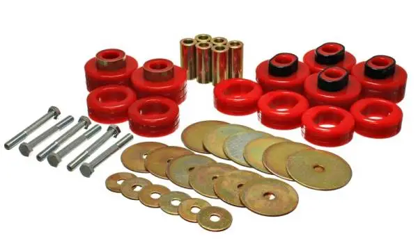 Energy Suspension Cab Mount Set - Std Cab - Red thumbnail 4