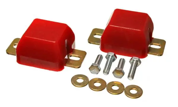 Energy Suspension Rear Axle Bump Stop Set - Red thumbnail 3