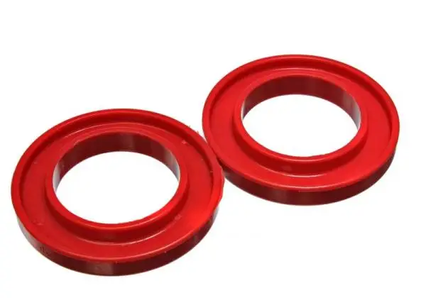 Energy Suspension Universal 3-3/16in ID 5-1/4in OD 3/4in H Red Coil Spring Isolators (2 per set) image 2