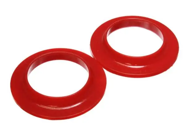 Energy Suspension Universal 3-3/4in ID 5-13/16in OD 7/8in H Red Coil Spring Isolators (2 per set) image 2