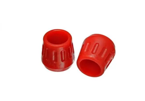 Energy Suspension Universal Red 1-3/8in OD x 1/2in McPherson ID Strut Bump Stop Set image 2
