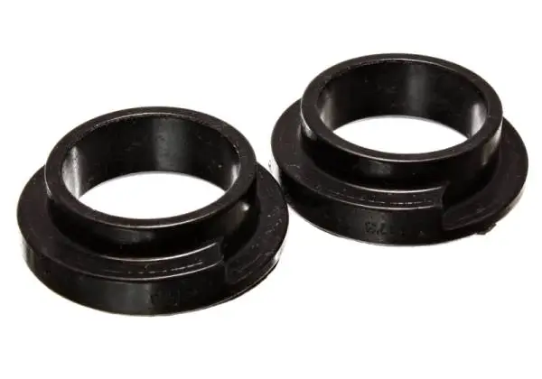 Energy Suspension Universal 2 1/8in ID 2 1/2in OD 5/8in H Black Coil Spring Isolators (2 per set) image 2