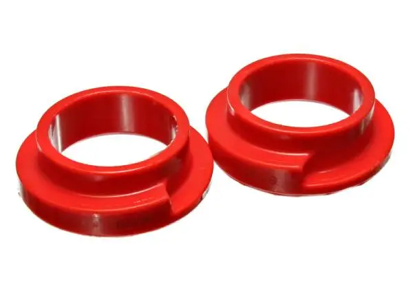 Energy Suspension Universal 2 1/8in ID 2 1/2in OD 5/8in H Red Coil Spring Isolators (2 per set) image 2