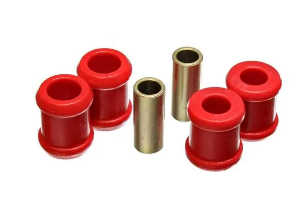 Energy Suspension 88-98 GM Silverado 1/2 Ton C-10/C1500 P/U 2WD Red Rear Shock Bushing Set thumbnail 3