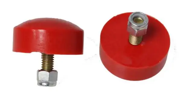 Energy Suspension 1in Tall Buttonhead Bump Stop - Red image 2