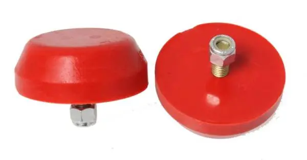 Energy Suspension 1in Tall Flat Head Bump Stop - Red image 2