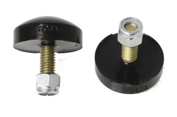 Energy Suspension Universal Black Low Profile Button head bump stop 11/16 inch tall x 1 5/8 inch dia image 2