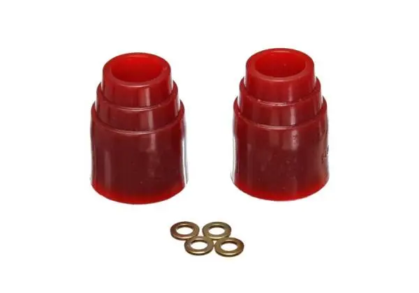Energy Suspension 3-1/8in Bump Stop Set - Red image 2