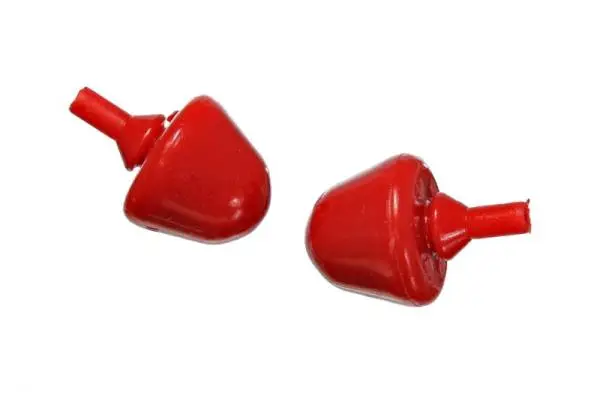 Energy Suspension Bump Stop Round Bullet Nose - Red image 2