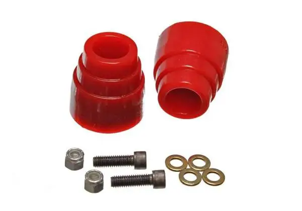 Energy Suspension 00-04 Ford Excursion 4WD Red Front Axle Bump Stop Set thumbnail 3