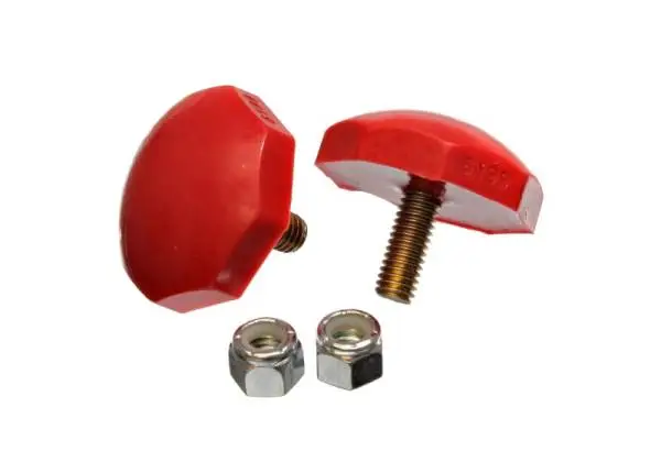 Energy Suspension Octagon Bump Stop Set - Red image 2