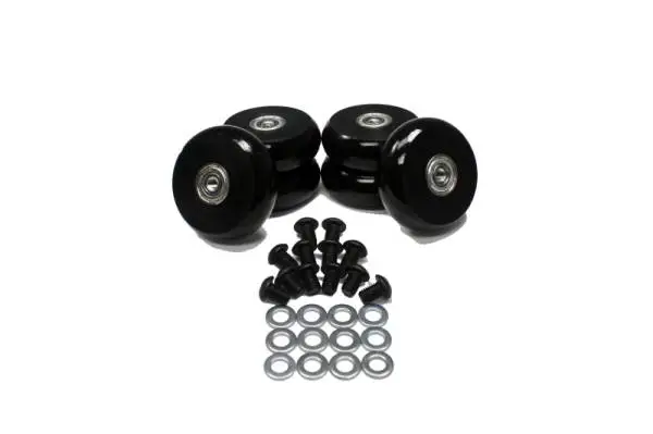 Energy Suspension 2.375in Black Hyper-Glide PolyCreeper Wheels (Set of 6) image 2