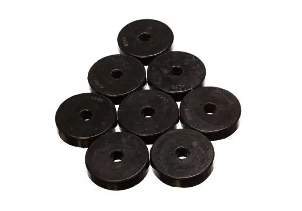 Energy Suspension Polyurethane Pad Set - 2 9/32in OD x 7/16in Hole ID x 1/2in Height - Round Black image 2