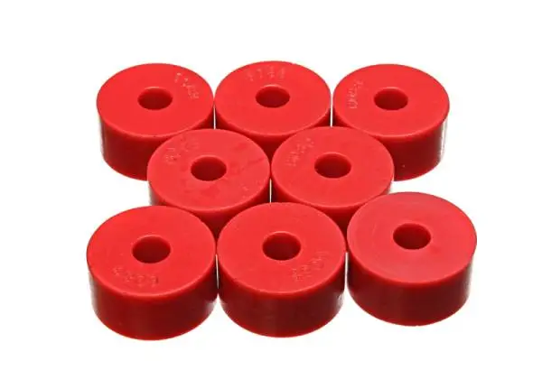 Energy Suspension Pad - Med - 1-1/2in OD x 7/16in ID x 3/4in H - Red image 2