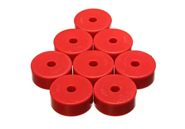 Energy Suspension Pad - Med - 2-1/32in OD x 7/16in ID x 13/16in H - Red image 2