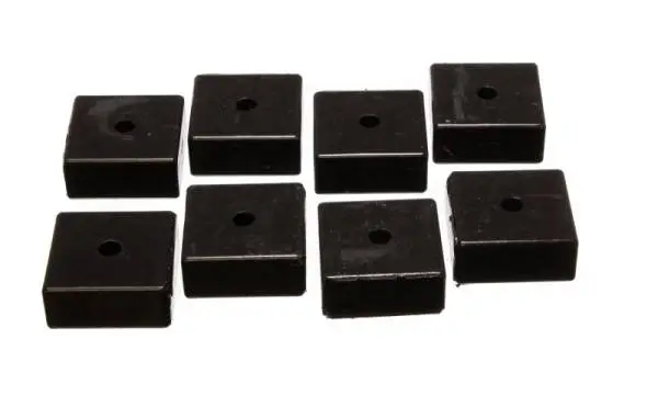 Energy Suspension Pad - Soft - 2-1/16in SQ x 3/8in ID x 15/16in H - Black image 2