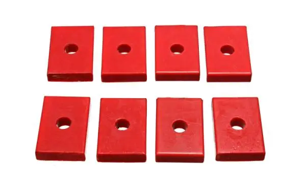 Energy Suspension Pad - Firm - 2-7/16in L x 1-5/8in W x 15/32in ID x 1/2in H - Red image 2
