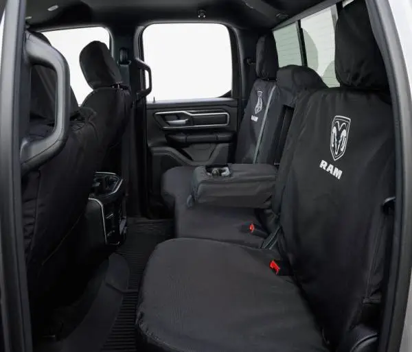 Covercraft 19-24 Dodge Ram 1500 Ex Classic 40/20/40 Endura LogoSeatSaver Front Row Seat Covers thumbnail 3
