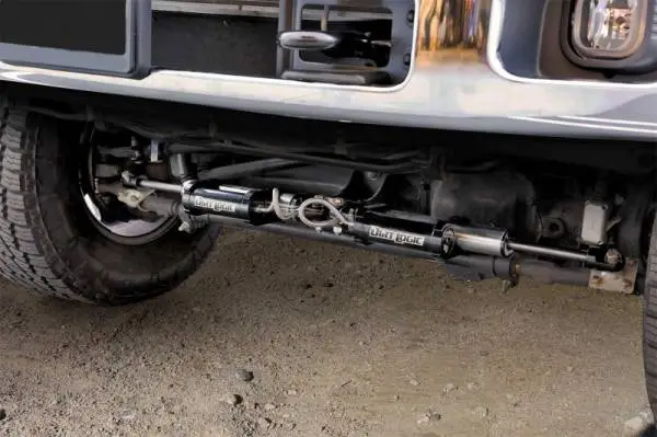 Fabtech 05-21 Ford F250/350 4WD Dual Steering Stabilizer System (Opposing Style) w/DL 2.25 Res Shock thumbnail 2