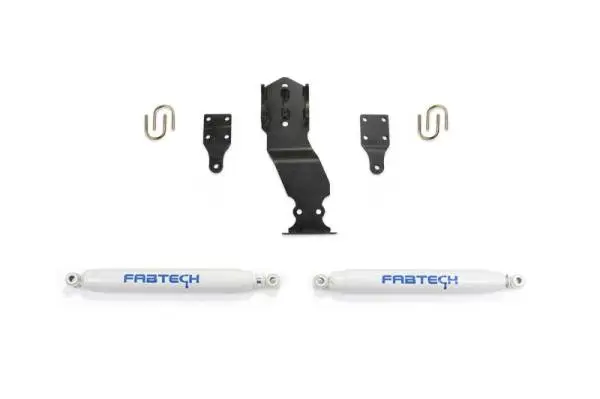 Fabtech 17-20 Ford Superduty 4WD Performance Dual Steering Stabilizer Kit thumbnail 2