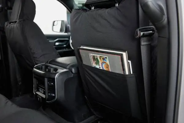 Covercraft 19-24 Dodge Ram 1500 Crew Classic Logo SeatSaver Second Row Seat Covers thumbnail 6