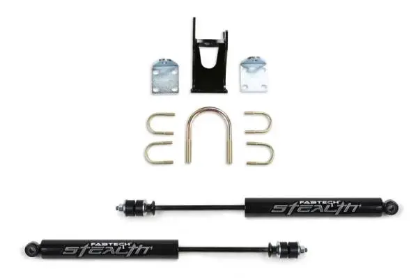 Fabtech 05-21 Ford F250/350 4WD Dual Stealth Steering Stabilizer Kit - Opposing Style thumbnail 2