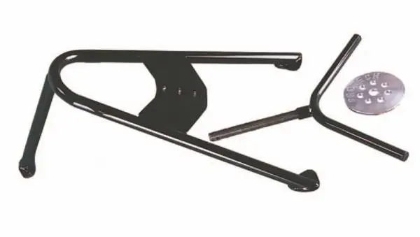 Fabtech Universal Spare Tire Angled Mount - Black thumbnail 2