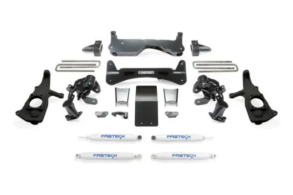 Fabtech 11-19 GM 2500HD 2WD/4WD 6in Rts Sys w/Perf Shks