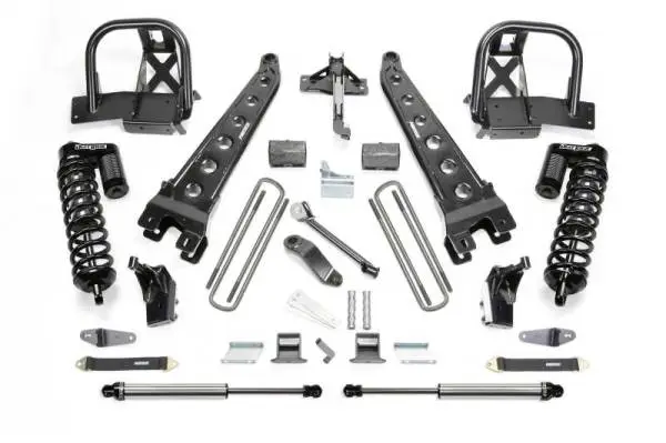Fabtech 11-16 Ford F350 4WD 4in Rad Arm Sys w/Dlss 4.0 C/O& Rr Dlss
