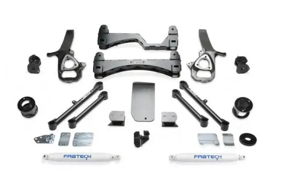 Fabtech 19-21 Ram 1500 4WD 6in Basic Sys w/Perf Shks (Exc. Rebel & TRX)
