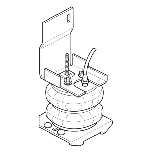 Firestone Ride-Rite Air Helper Spring Kit Rear 1992+ Ford E350 Cutaway (W217602061) thumbnail 2