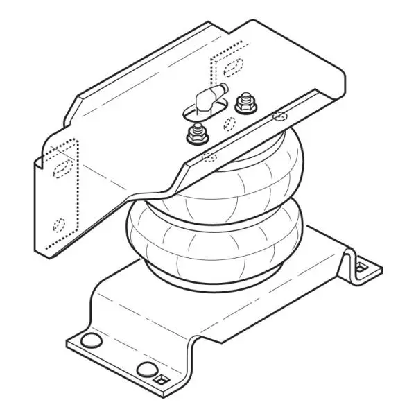 Firestone Ride-Rite Air Helper Spring Kit Rear GM & F350/F450 Cab Chassis (W217602176) thumbnail 2