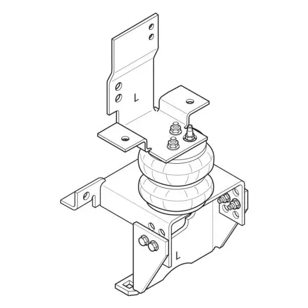 Firestone Ride-Rite Air Helper Spring Kit Rear 94-02 Dodge RAM 3500 Cab Chassis (W217602220) thumbnail 2