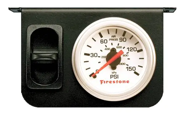 Firestone Air Adj. Leveling Electric Control Panel w/Single Gauge 0-150psi - White (WR17602229) thumbnail 2