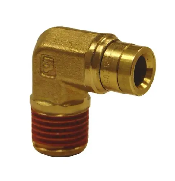 Firestone Male 1/4in. NPT To 1/4in. PTC 90 Degree Elbow Air Fitting - 25 Pack (WR17603031) image 2