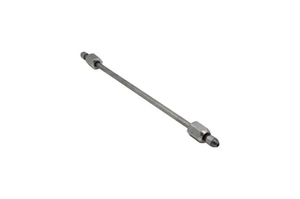 Fleece Performance 13in High Pressure Fuel Line (8mm x 3.5mm Line, M14x1.5 Nuts)