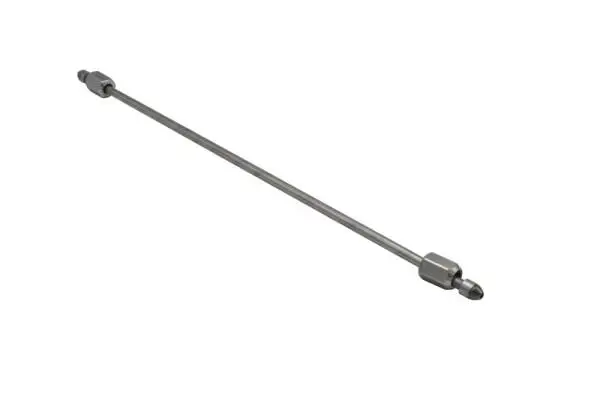 Fleece Performance 19in High Pressure Fuel Line (8mm x 3.5mm Line, M14x1.5 Nuts)