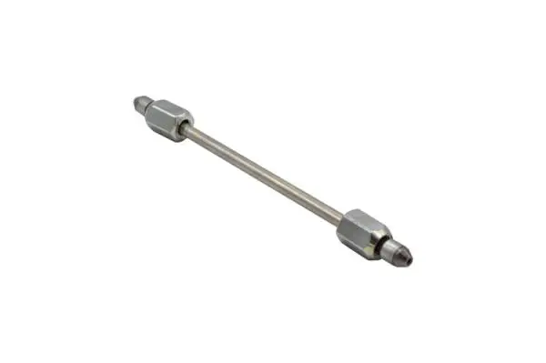 Fleece Performance 9in High Pressure Fuel Line (8mm x 3.5mm Line M14x1.5 Nuts)