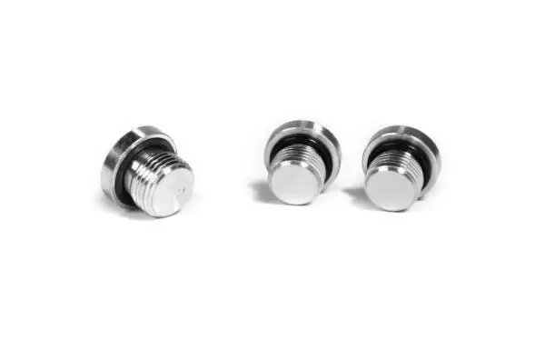 Fleece Performance 07.5-12 Dodge 6.7L Cummins Stock VGT Turbo Coolant Delete Plugs thumbnail 2
