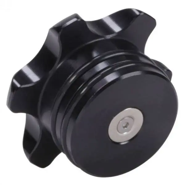 Fleece Performance 13-18 Dodge Cummins Black Anodized Billet Fuel Cap thumbnail 2