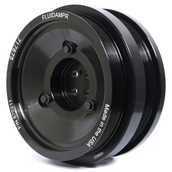 Fluidampr Ford PowerStroke 6.0L Dual Alternator Steel Externally Balanced Damper thumbnail 4
