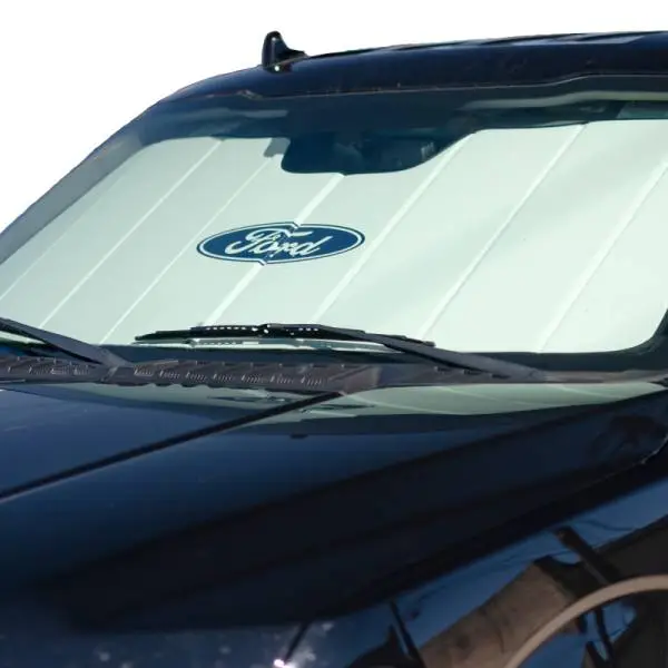 Covercraft UVS100 Premier Series Custom Sunscreen with Ford Blue Oval logo image 4