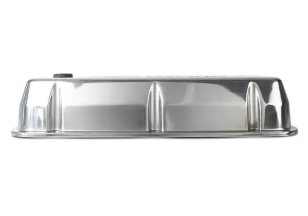 Ford Racing Logo Die-Cast Black Valve Covers Polished image 10