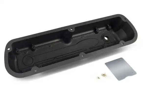 Ford Racing Logo Die-Cast Black Valve Covers image 5