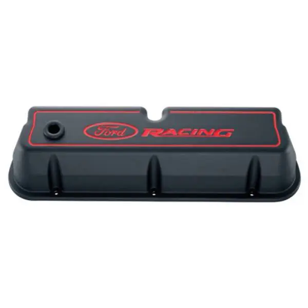 Ford Racing Logo Die-Cast Black Valve Covers image 11