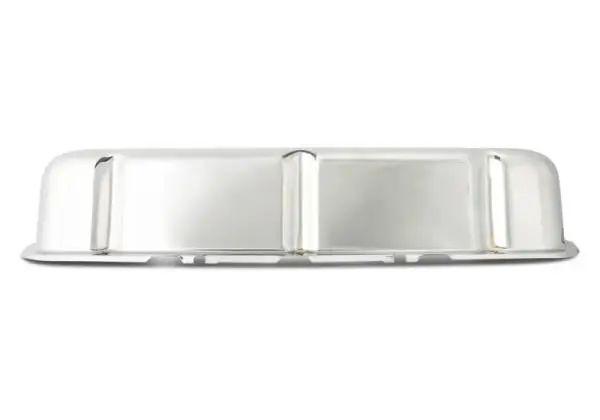 Ford Racing Embosses Logo Stamped Steel Valve Cover Chrome thumbnail 5