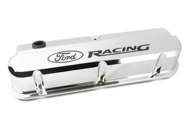 Ford Racing 289-351 Slant Edge Chrome Valve Cover thumbnail 3