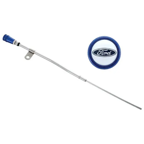 Ford Racing Dipstick Kit - Anodized Aluminum Handle w/ Embossed Ford Logo thumbnail 9