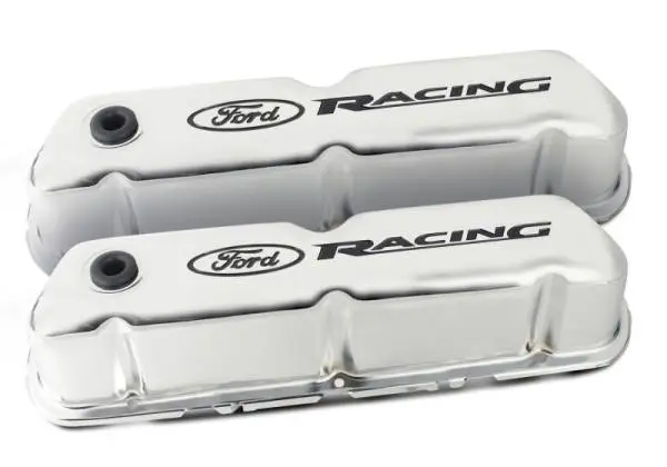 Ford Racing Complete Dress Up Kit Chrome Finish w/Black Emblems thumbnail 7
