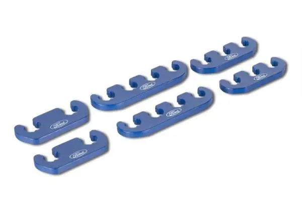 Ford Racing Wire Dividers 4 to 3 to 2 - Blue w/ White Ford Logo thumbnail 4